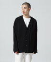 LHP Dankeschon/ダンケシェーン/Cupro Rayon Cardigan/キュプラレーヨンカーディガン エルエイチピー トップス カーディガン ブラック ベージュ ピンク グリーン【送料無料】