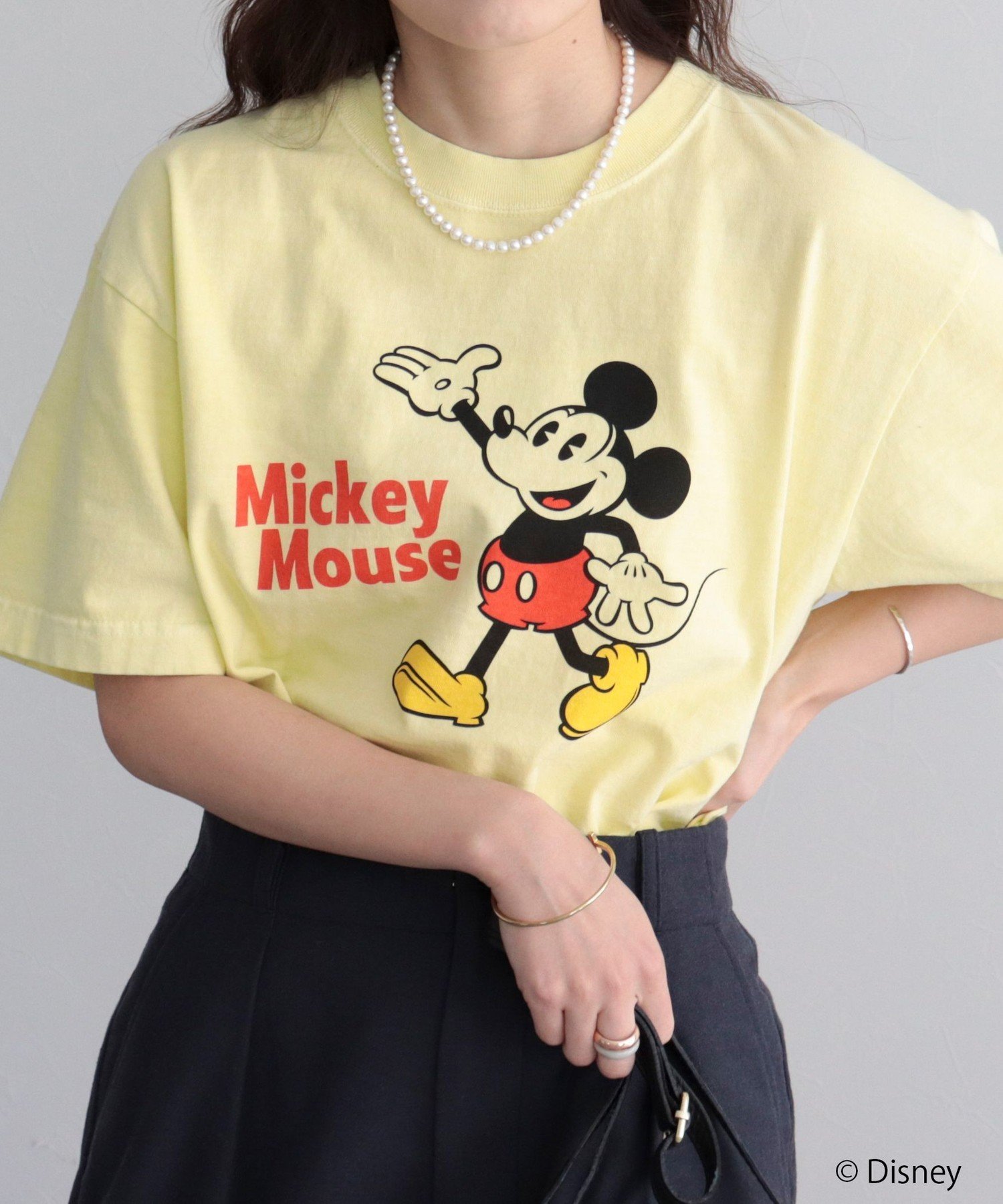 fredy emue 【WEB限定】【GOOD ROCK SPEED/グッドロックスピード】MICKEY T フレディ アンド グロスター トップス カットソー・Tシャツ イエロー【送料無料】のサムネイル