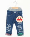 【SALE/30%OFF】ANPANMAN KIDS COLLECTION APKC/(K)裾折返しチェックパンツ ハート アンパンマンキッズコレクション パン...