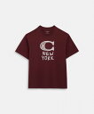 【SALE／70%OFF】COACH OUTLET シグネチャー Tシャツ コーチ　アウトレット トップス カットソー・Tシャツ レッド【送料無料】