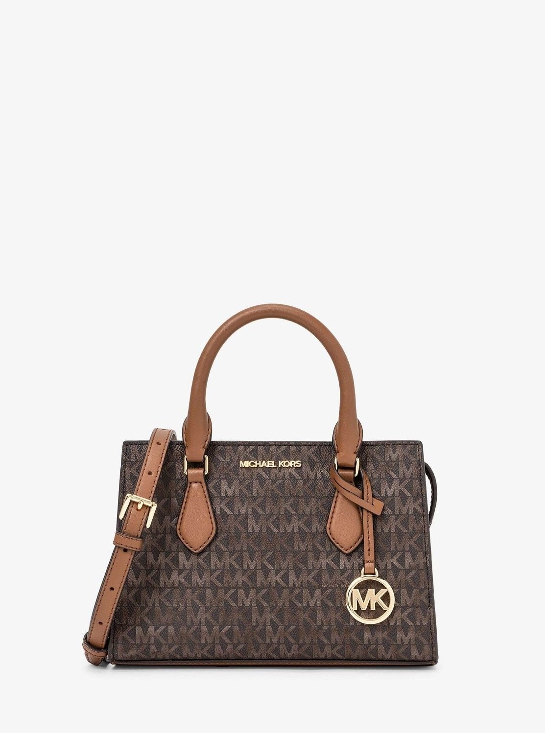 マイケルコース ハンドバッグ 【SALE／66%OFF】MICHAEL KORS SHEILA センタージップ サッチェル スモール - MKシグネチャー マイケルコース マイケル・コース バッグ ハンドバッグ ブラウン【送料無料】