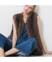 【SALE/20%OFF】Rouge vif la cle エコファージレ ルージュ・ヴィフ ラクレ トップス その他のトップス ベージュ ブラウン【送料無料】