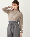 SHIPS Colors SHIPS Colors:<手洗い可能>メッシュ ポリエステルベロア タートルネック トップス◇ シップス トップス カットソー・Tシャツ ブラック グレー ホワイト【送料無料】