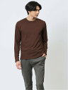 【SALE/30%OFF】TAKA-Q 【24AW】 ケーブルジャガード クルーネック長袖Tシャツ メンズ Tシャツ カットソー カジュアル インナー トップス...