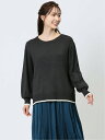 【SALE/48%OFF】m.f.editorial 配色 クルーネック ニットプルオーバー タカキュー トップス ニット グリーン ブラウン グレー