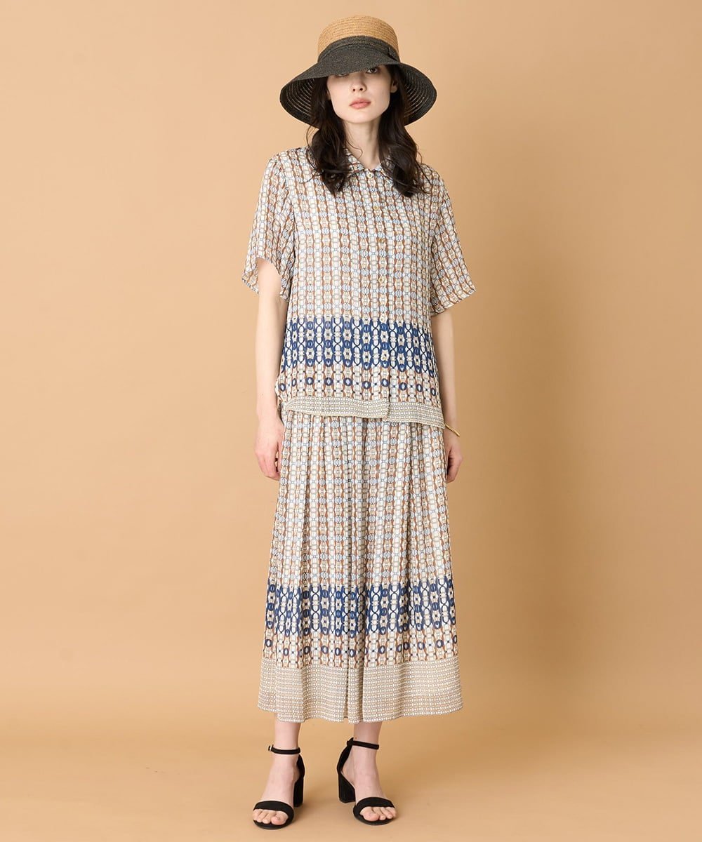 【SALE／50%OFF】CHRISTIAN AUJARD（小さいサイズ） ツートーンハット メゾンドゥサンク 帽子 その他の帽子 ブラウン【送料無料】