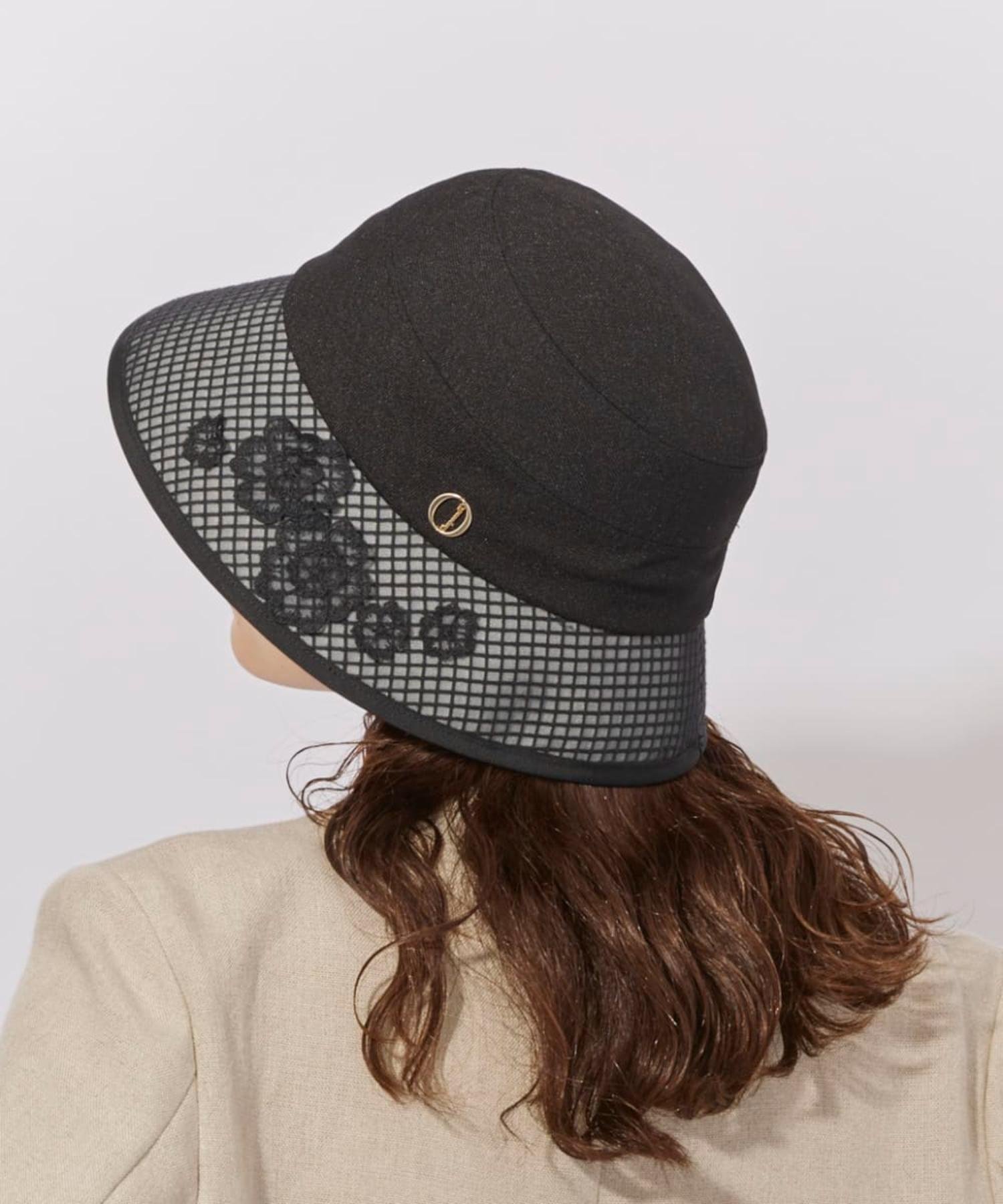 Chapeau d' O Chapeau d' O Flower Lace Linela Cloche / シャポードオー オーバーライド 帽子 ハット ホワイト ブラック【送料無料】