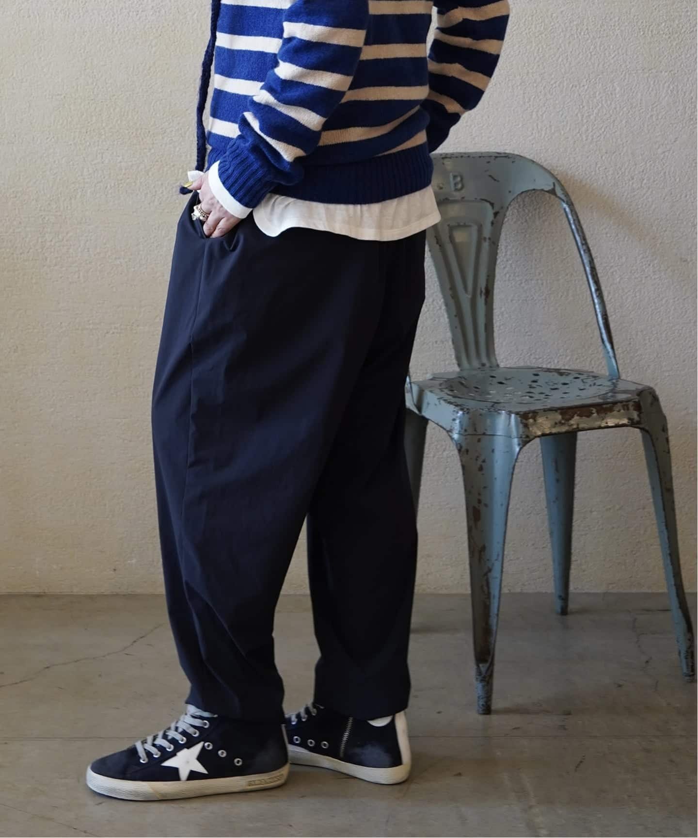 journal standard luxe 《予約》ドライナイロン クロスオーバーパンツ ジャーナルスタンダード ラックス パンツ その他のパンツ ブラック