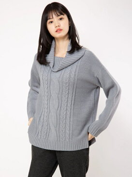 【SALE/51%OFF】CECIL McBEE オフタートルケーブルニット セシルマクビー ニット ニットその他 ホワイト レッド ブルー ブラック