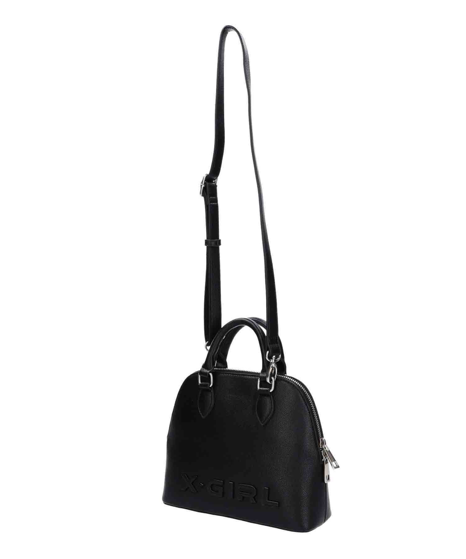 X-girl FAUX LEATHER 2WAY BOSTON BAG バッグ X-girl エック ...
