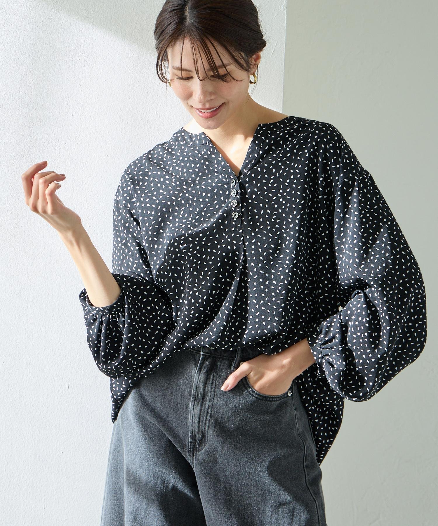 楽天Rakuten Fashion【SALE／40％OFF】Elura サラサラ着映えチュニック 大きいサイズ ゆったり/102927 エルーラ トップス シャツ・ブラウス イエロー