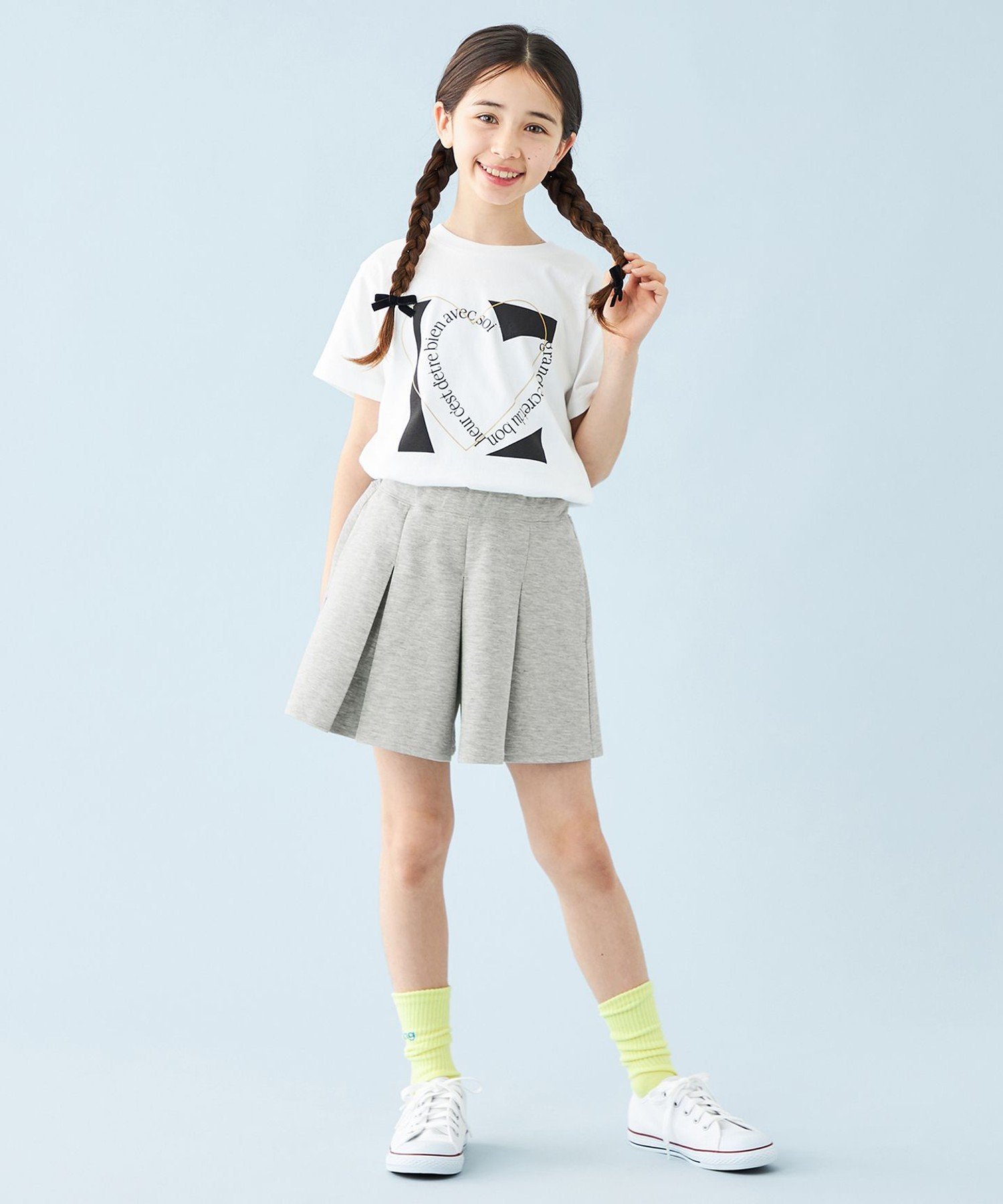 UNFILO 【110-150cm】BEAUTY FORM JERSEY スコート アンフィーロ スカート ロング・マキシスカート ベージュ グレー ブラック