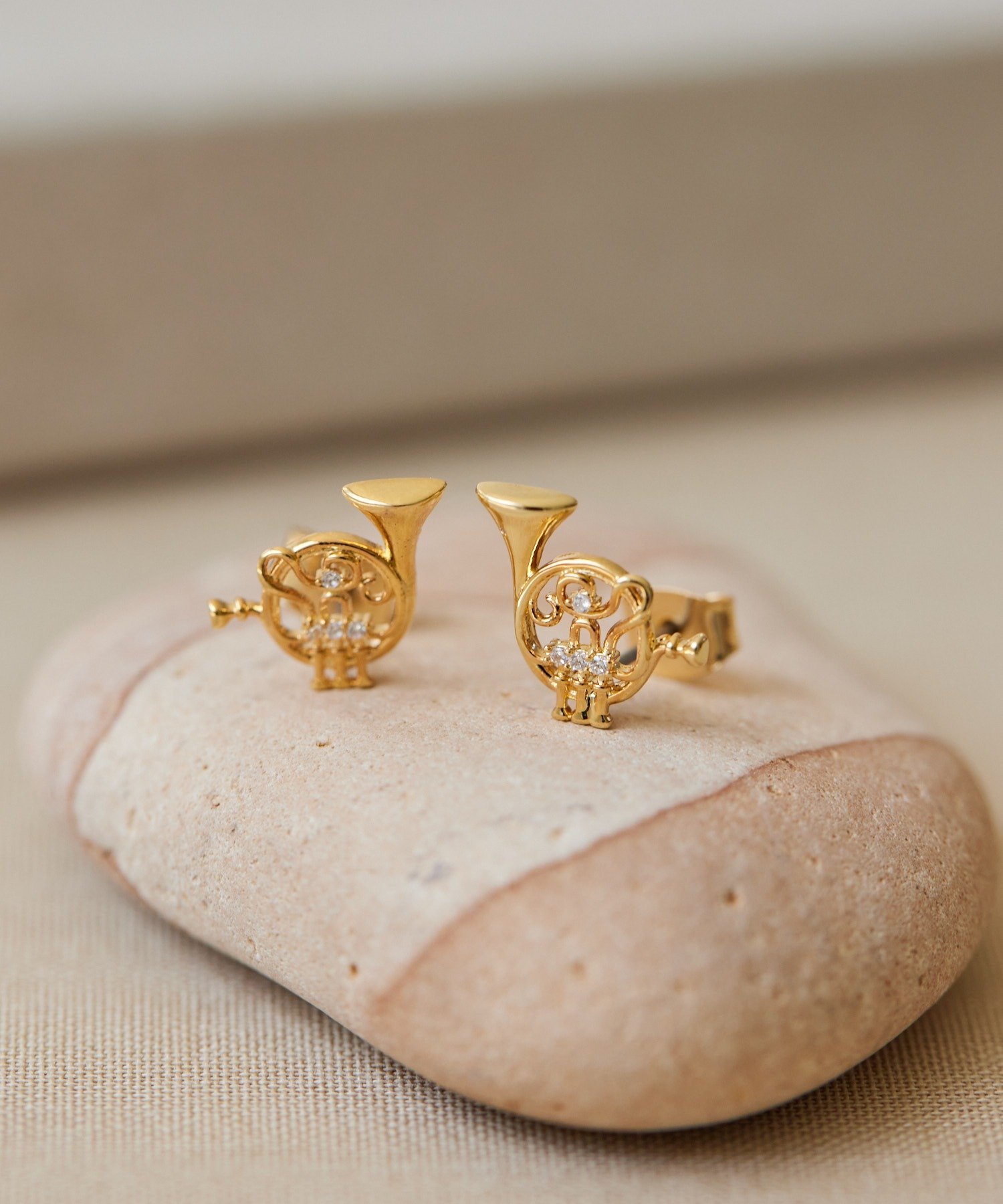 ear PAPILLONNER キラリ管楽器ピアス イア パピヨネ アクセサリー・腕時計 ピアス ゴールド【送料無料】のサムネイル