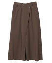 CONVERSE TOKYO WOMEN 【HL】POCKET TAB ASYMMETRY SKIRT(SET UP) コンバーストウキョウ スカート その他のスカート グレー ブラウン ブラック【送料無料】