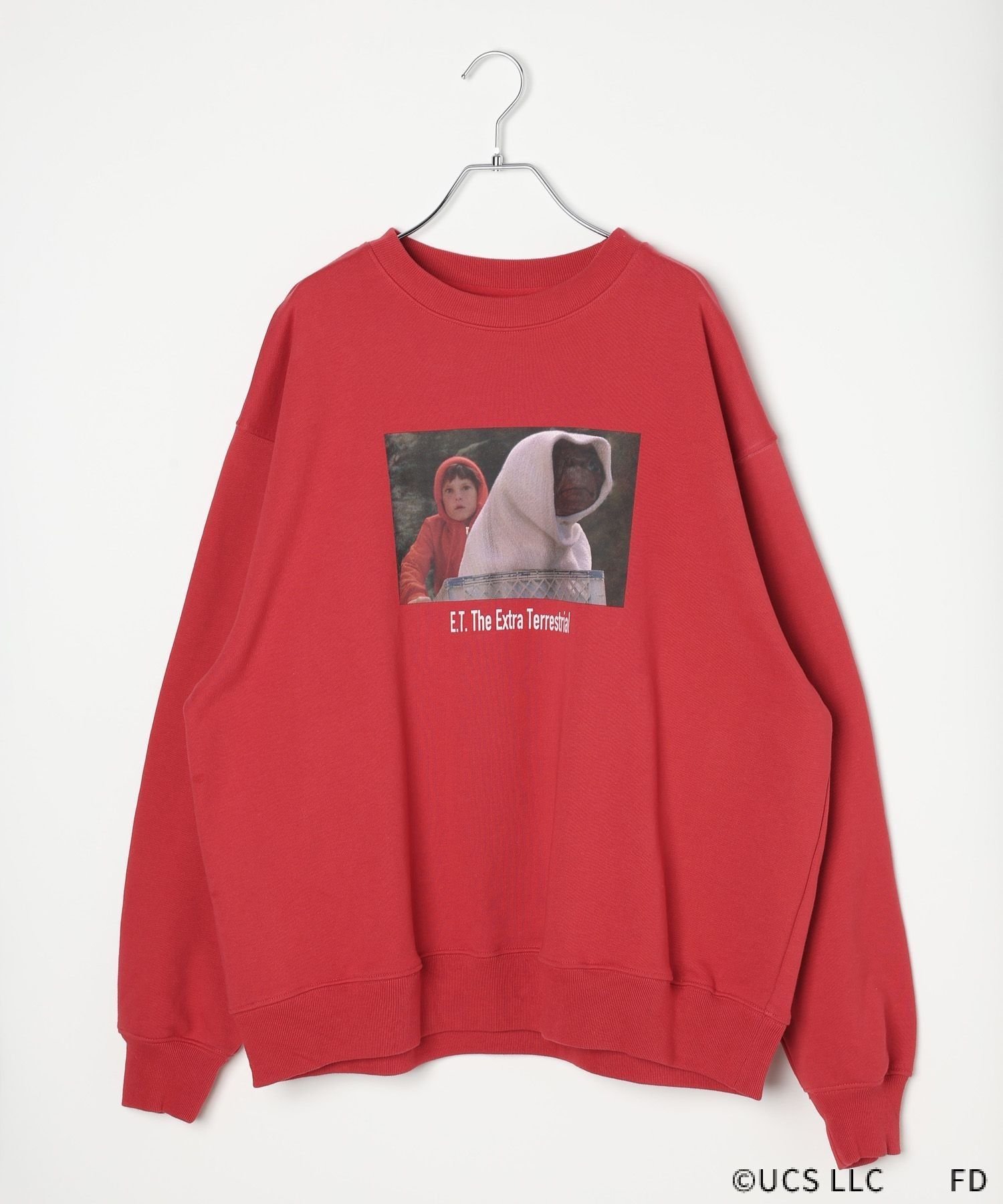 LEPSIM 【CINEMA/シネマ】E.T.スウェット レプシィム トップス スウェット・トレーナー レッド グレー【送料無料】のサムネイル