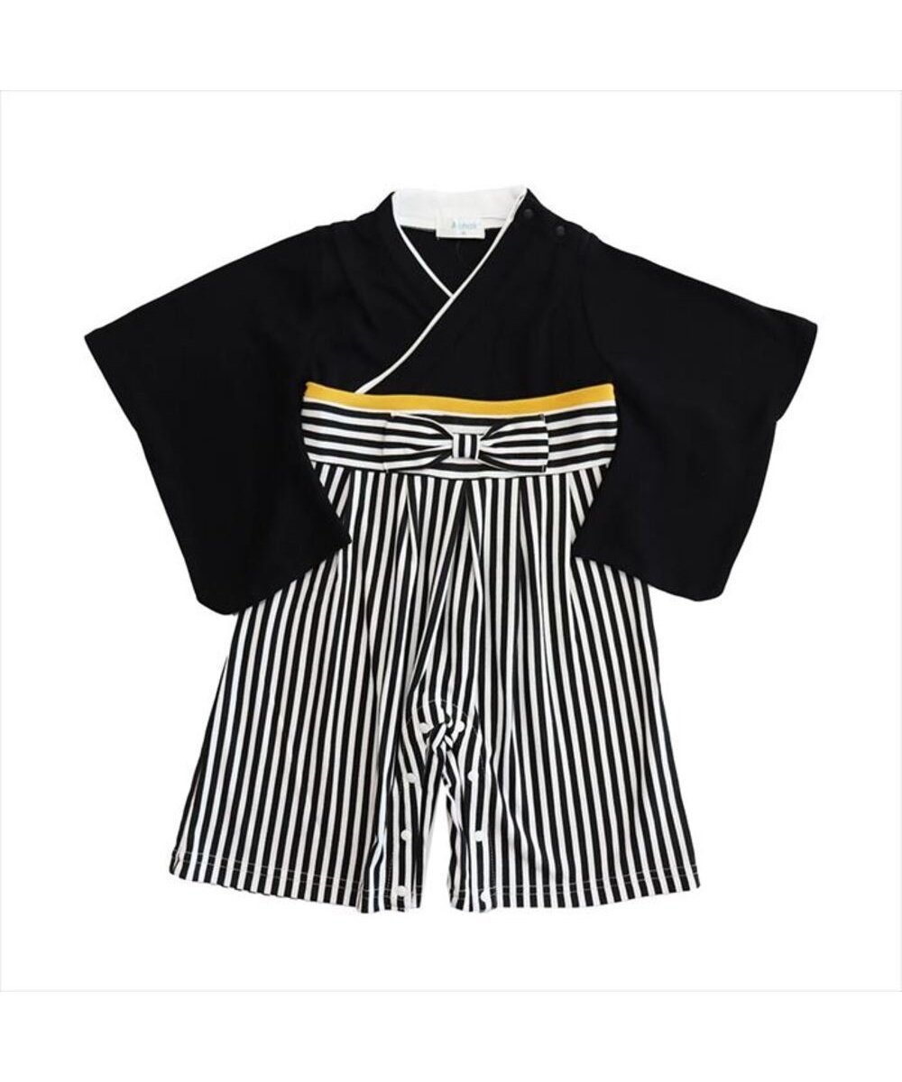 BACKYARD FAMILY 男児袴ロンパース(家紋無し) ローラ マタニティウェア・ベビー用品 ロンパース・カバーオール