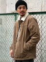 BEAMS MEN BEAMS / コーデュロイ ボア コーチジャケット ビームス メン コート/ジャケット コート/ジャケットその他 ベージュ グリーン ブルー【送料無料】