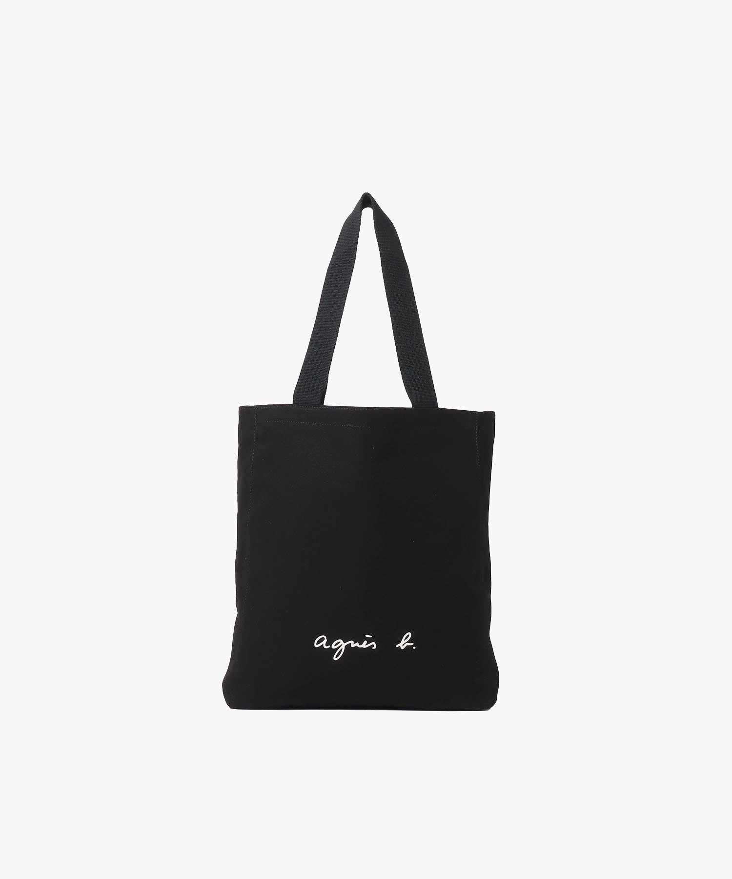 トートバッグ agnes b. VOYAGE WEB限定 GO03-08 ロゴトートバッグ アニエスベー バッグ トートバッグ ブラック【送料無料】