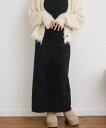 【SALE/65%OFF】RETRO GIRL シャギーニットSK レトロガール スカート その他のスカート ブラック ブラウン グレー