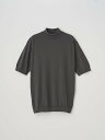 JOHN SMEDLEY モックネック半袖コットンニットTシャツ | ARBER | 30G MODERN FIT ジョンスメドレー トップス ニット【送料無料...
