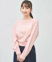 【SALE/50%OFF】31 Sons de mode 2025春夏新作 ネコロゴオフショルプルオーバー トランテアン ソン ドゥ モード トップス その他のトップス ネイビー ピンク ホワイト