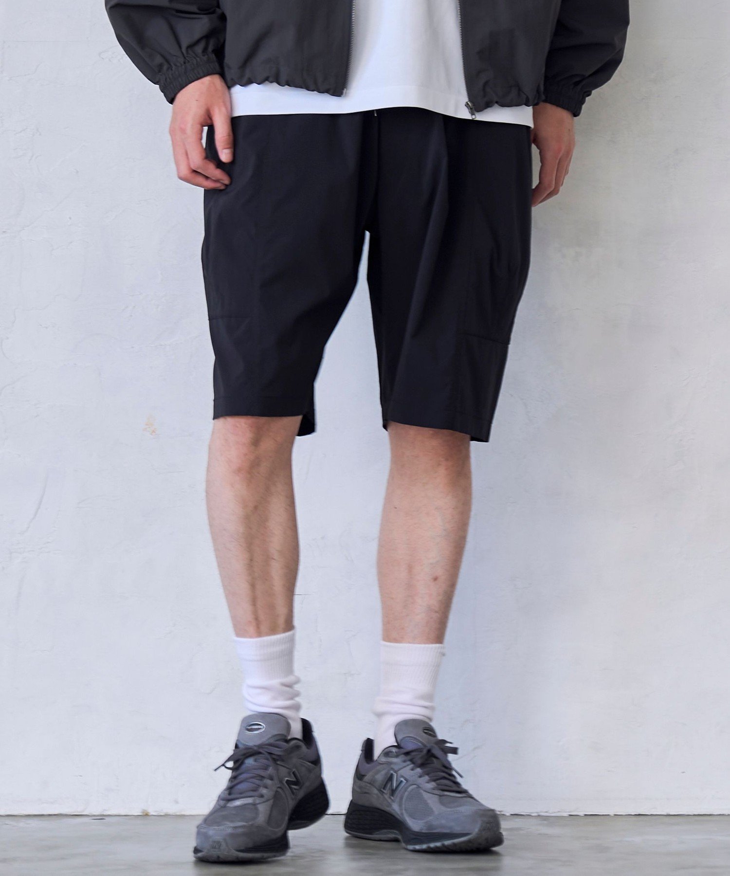 RONEL 【RONEL】タスランNサイドショーツ コーエン パンツ その他のパンツ ブラック