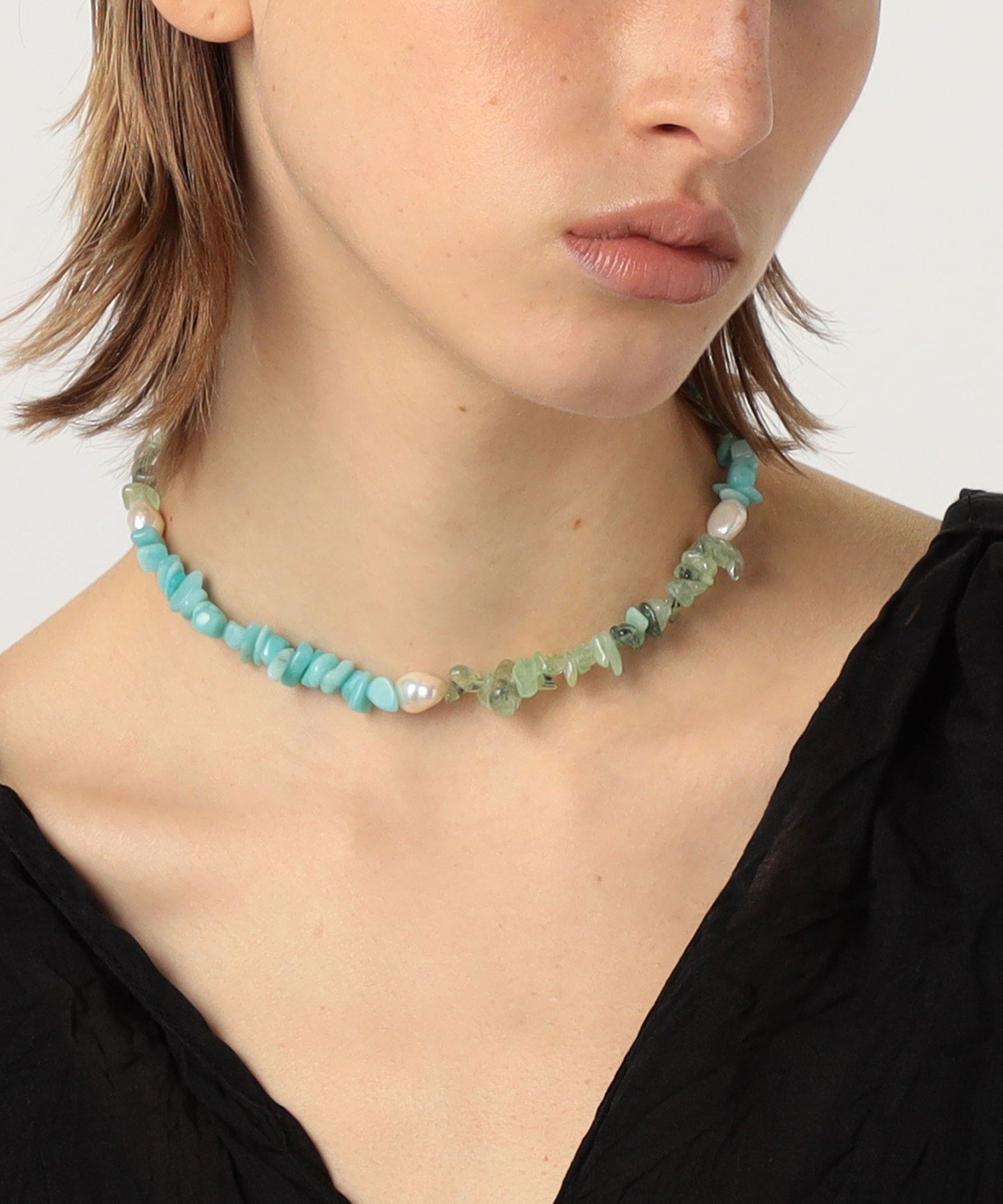 TOMORROWLAND GOODS STEEN Grasland ネックレス トゥモローランド アクセサリー・腕時計 ネックレス ブルー【送料無料】