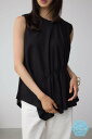 【SALE/20%OFF】AZUL BY MOUSSY C/T冷感アシメギャザートップス アズールバイマウジー トップス ノースリーブ・タンクトップ ブラック ...