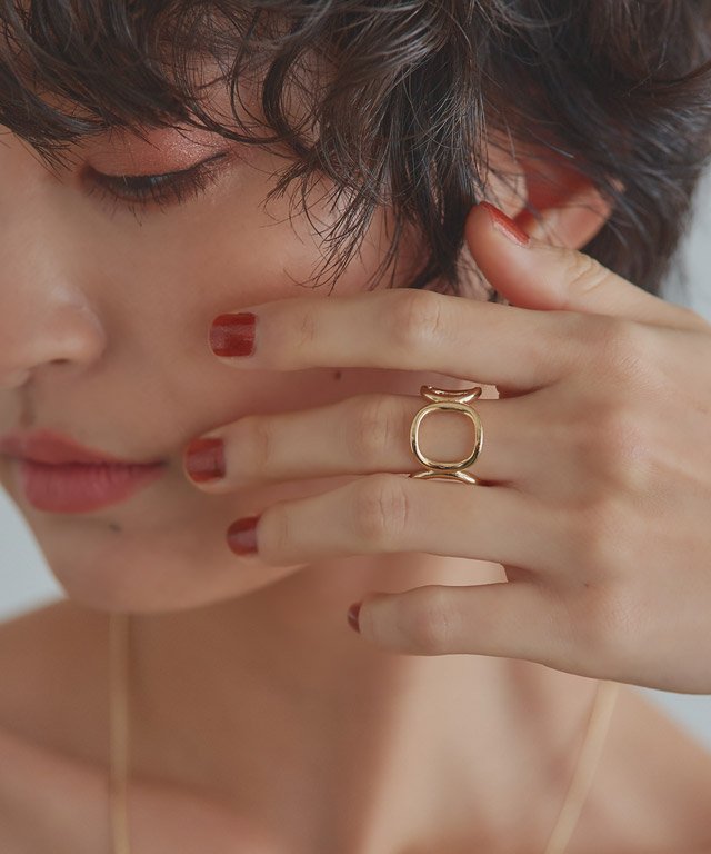 RASW [RASW]リップルフリーリング ピエロ アクセサリー・腕時計 リング・指輪 シルバー ゴールド