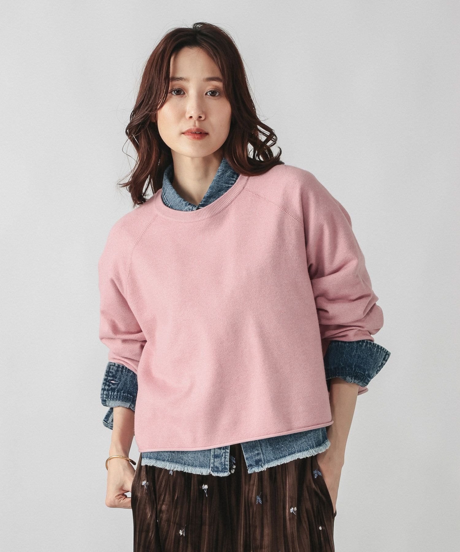GLOBAL WORK カシミヤタッチクルーネップルオーバー/758685 グローバルワーク トップス ニット ピンク ワインレッド ネイビー ホワイト【送料無料】 stylife-15925492 Rakuten Fashion パッケージ画像