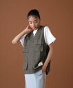AVIREX FATIGUE VEST/ ファティーグ ベスト/AVIREX アヴィレックス トップス ベスト・ジレ グリーン ホワイト【送料無料】