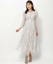 ミッシュマッシュ 服（レディース） 【SALE／30%OFF】MISCH MASCH バイカラーフラワーワンピース ミッシュマッシュ ワンピース・ドレス ワンピース ブラウン ブラック ホワイト【送料無料】