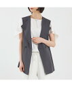 【SALE/30%OFF】qualite ドライカルゼジレ カリテ トップス その他のトップス グレー ベージュ【送料無料】