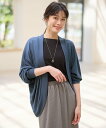 【SALE/50%OFF】any FAM 【洗濯機可/UVケア】ドルマンスリーブカーディガン エニィファム トップス カーディガン ブラック ベージュ グレー ...