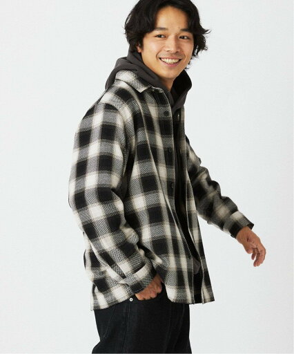 【SALE/30%OFF】JOURNAL STANDARD relume オンブレーチェック へリンボーンCPO ジャーナル スタンダード レリューム トップス シャツ・ブラウス イエロー ブルー ブラック【送料無料】