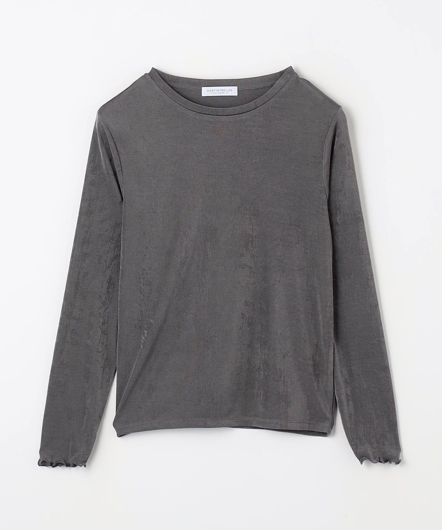 a day in the life シャイニーリブ クルーネックカットソー ＜A DAY IN THE LIFE＞ ユナイテッドアローズ アウトレット トップス カットソー・Tシャツ ブルー イエロー グリーン グレー ホワイトのサムネイル