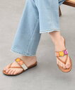 【SALE/30%OFF】ITALIAN SHOEMAKERS 【ITALIAN SHOEMAKERS】ビジューベルトフラワートングサンダル インターショシュー...