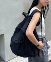 COLONY 2139 【UNISEX】撥水ソフトナイロンバックパック コロニー トゥーワンスリーナイン バッグ トートバッグ ブラック【送料無料】