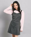 PINK-latte 【セットアップ】ビスチェ+スカートSET ピンク ラテ ワンピース・ドレス その他のワンピース・ドレス ブラック グレー【送料無料】