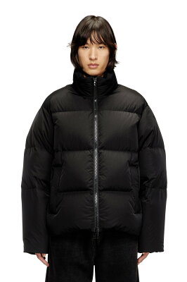 【SALE/40%OFF】DIESEL メンズ ダウンジャケット ディーゼル ジャケット・アウター ダウンジャケット・ダウンベスト ブルー ブラック【送料無料】