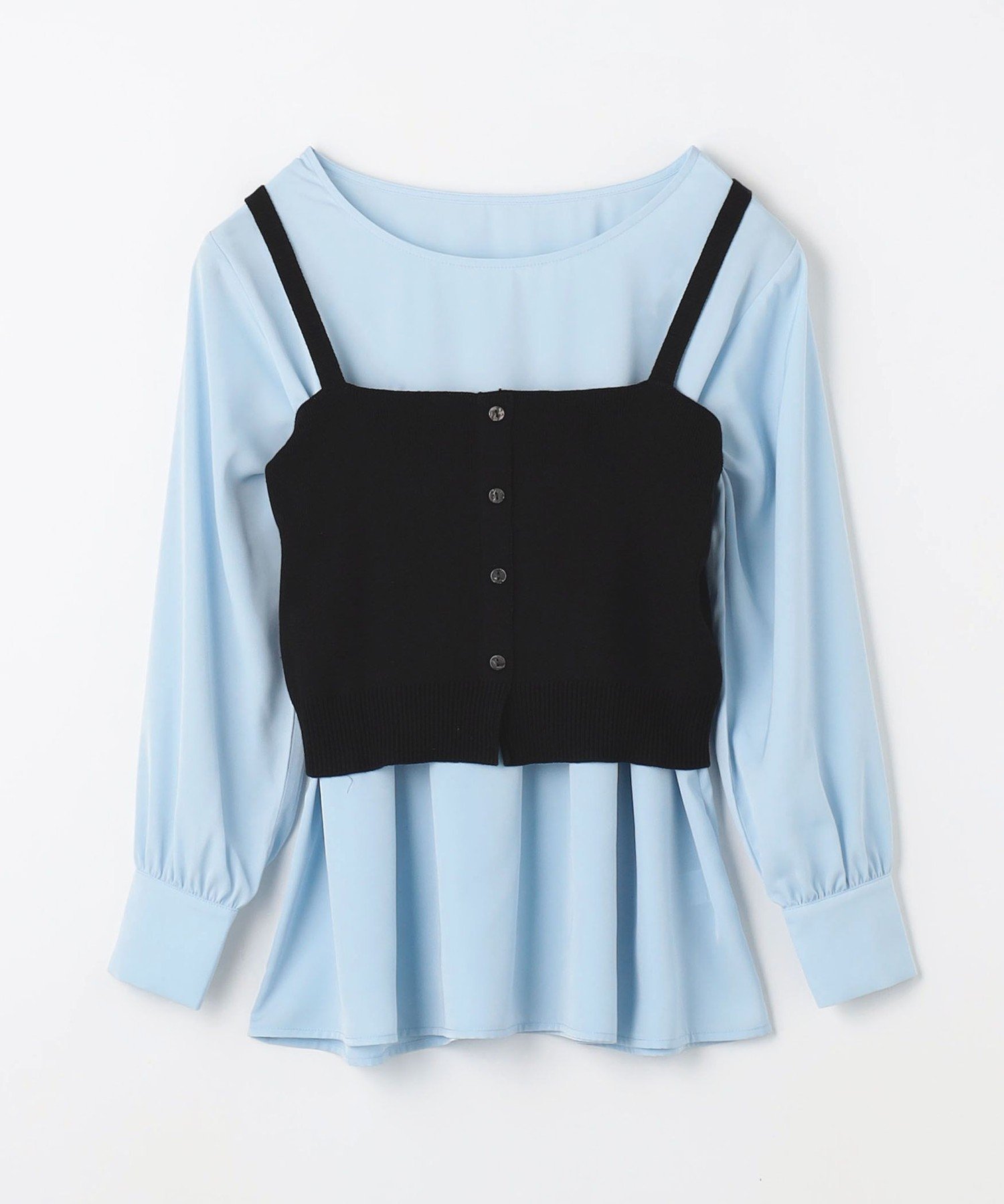 【美品】【最安値】UNITED ARROWS バイカラーペプラムジレ ☆美品【UNITED ARROWS】 バイカラー ペプラム ジレ ブラック