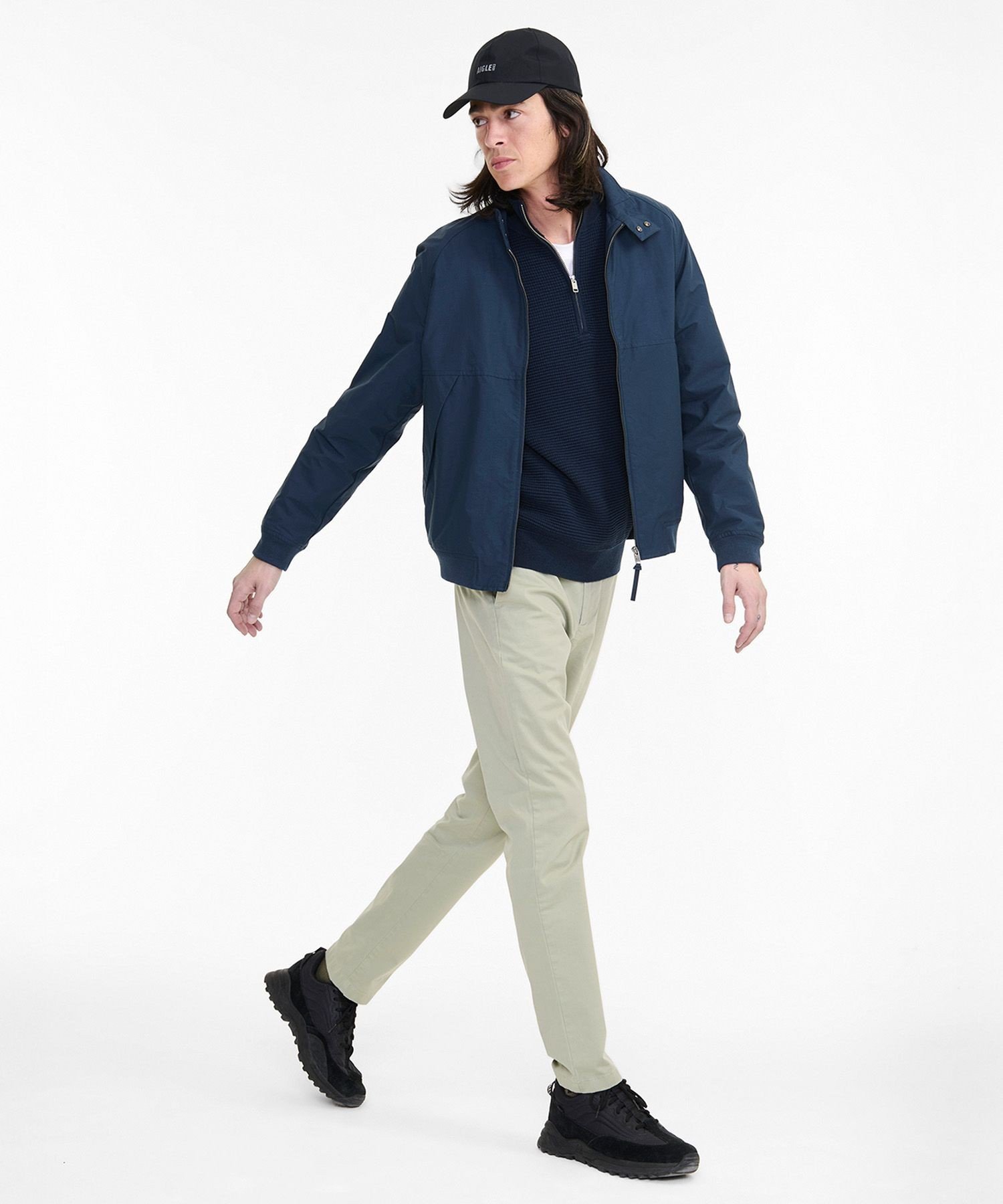 【SALE／30%OFF】AIGLE 速乾 UVカット ドライライトウェイト ジップブルゾン エーグル ジャケット・アウター ブルゾン・ジャンパー ベージュ ネイビー【送料無料】