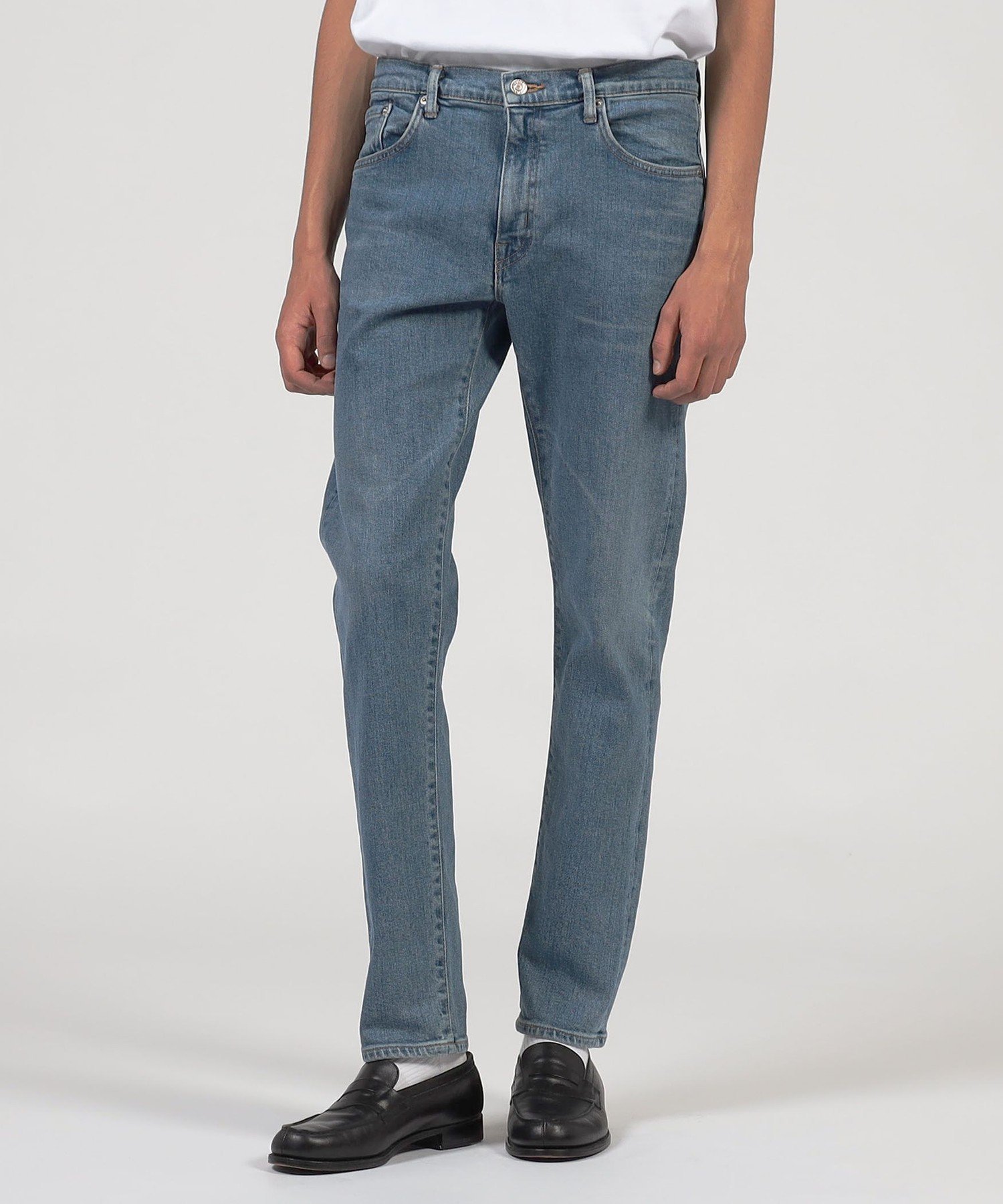 TOMORROWLAND MEN 【別注】EDWIN SLIM TAPPERED USED デニムパンツ トゥモローランド パンツ ジーンズ・デニムパンツ ブルー【送料無料】