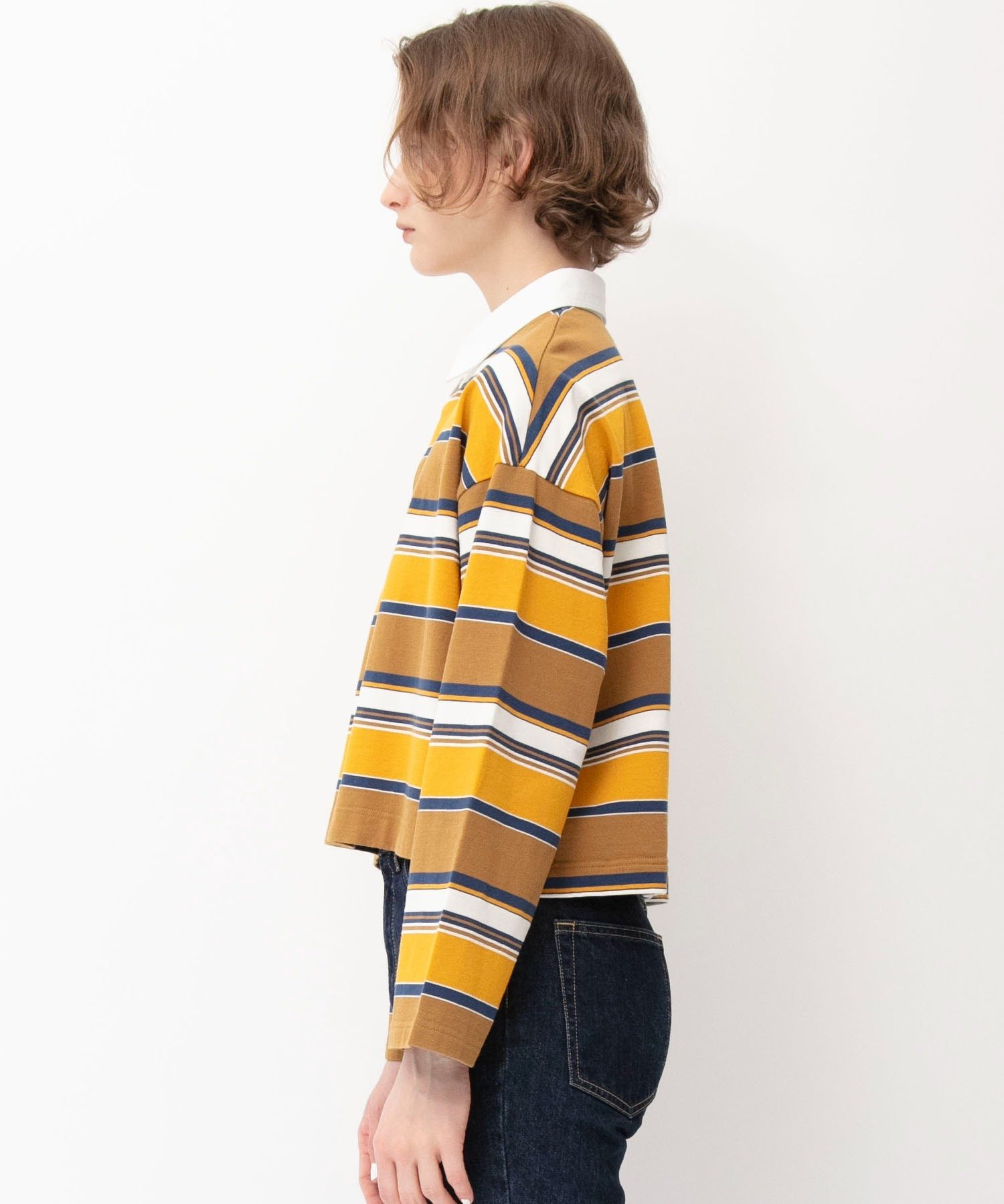 Johnbull Private labo ショートラガーシャツ ジョンブルプライベートラボ トップス カットソー・Tシャツ イエロー