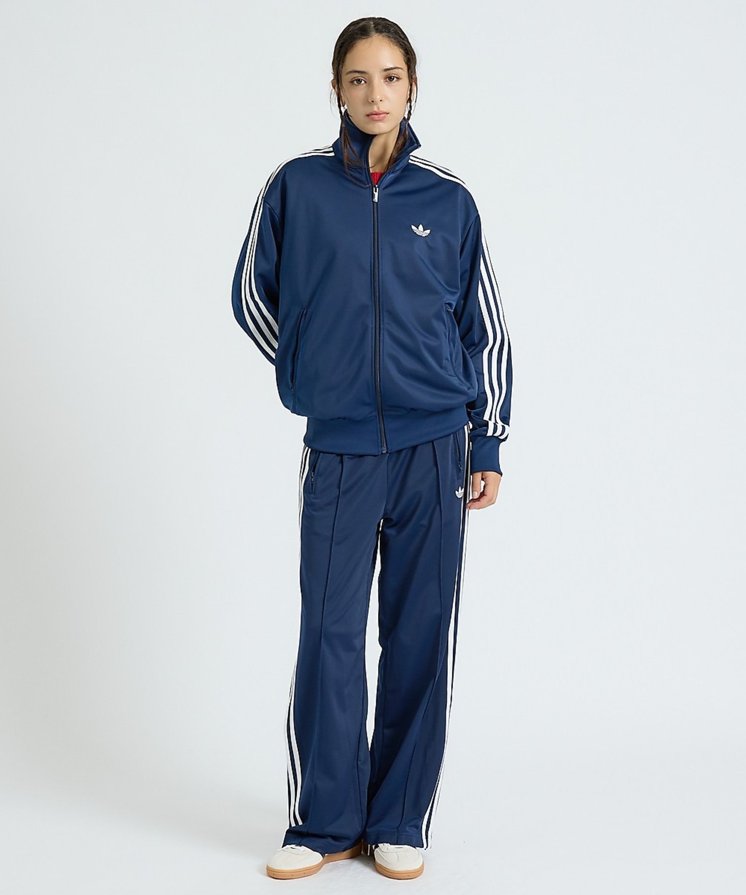【adidas originals/アディダスオリジナルス】ファイヤーバード ト アバハウス トップス シャツ・ブラウス ネイビー