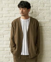 ikka 【イージーケア/シワ軽減】LANATEC アムンゼンカーディガン【セットアップ対応】 イッカ トップス シャツ・ブラウス ブラック グリーン【送料無料...