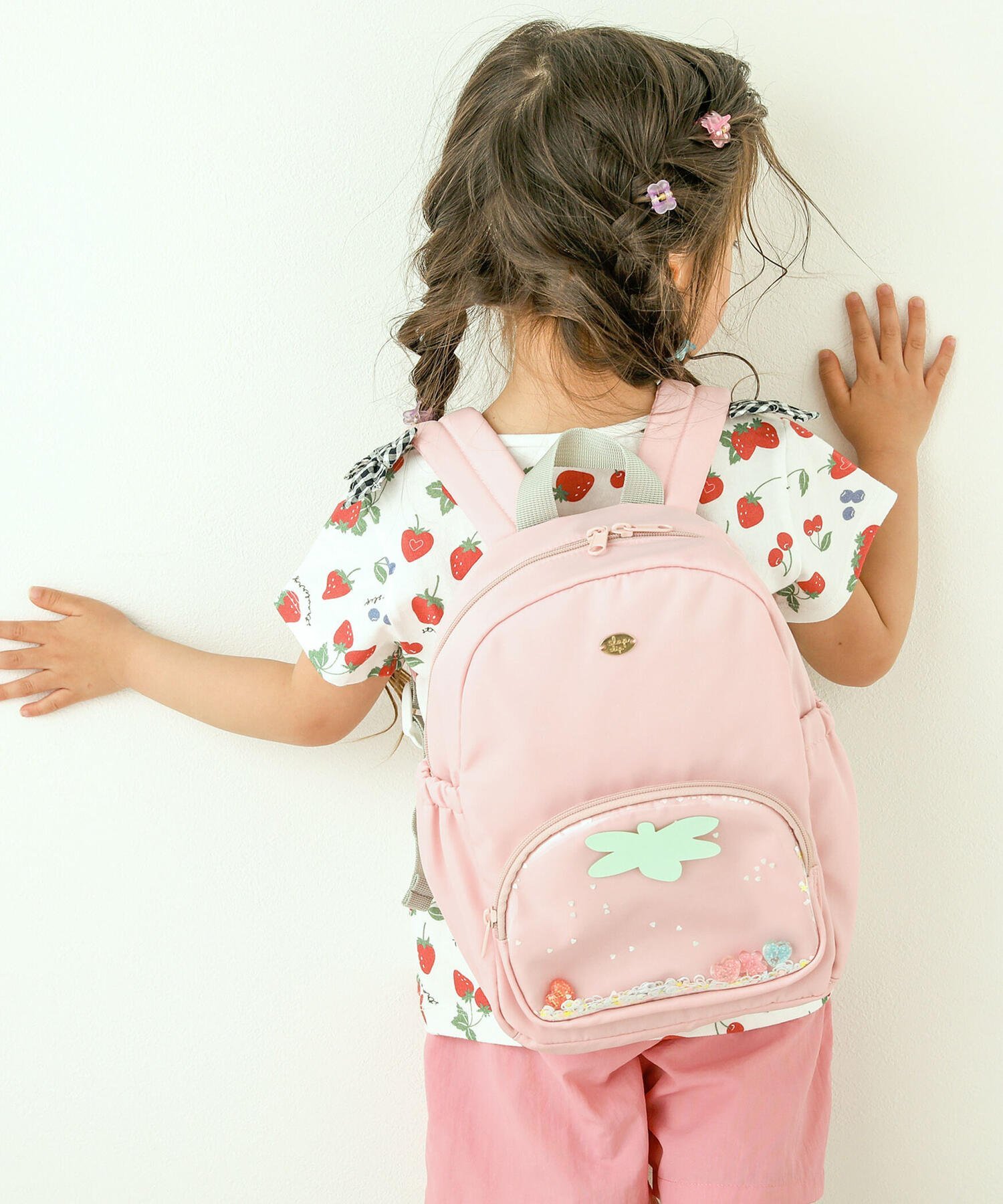 SLAP SLIP キラキラスパンコールモチーフポケット付きリュック(S~M) ベベ オンライン ストア バッグ リュック・バックパック ピンク ブルー【送料無料】のサムネイル