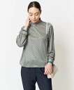 【SALE/50%OFF】CHRISTIAN AUJARD(小さいサイズ) レトロプリントカットソー メゾンドゥサンク トップス カットソー・Tシャツ ブルー【送料無料】(4)