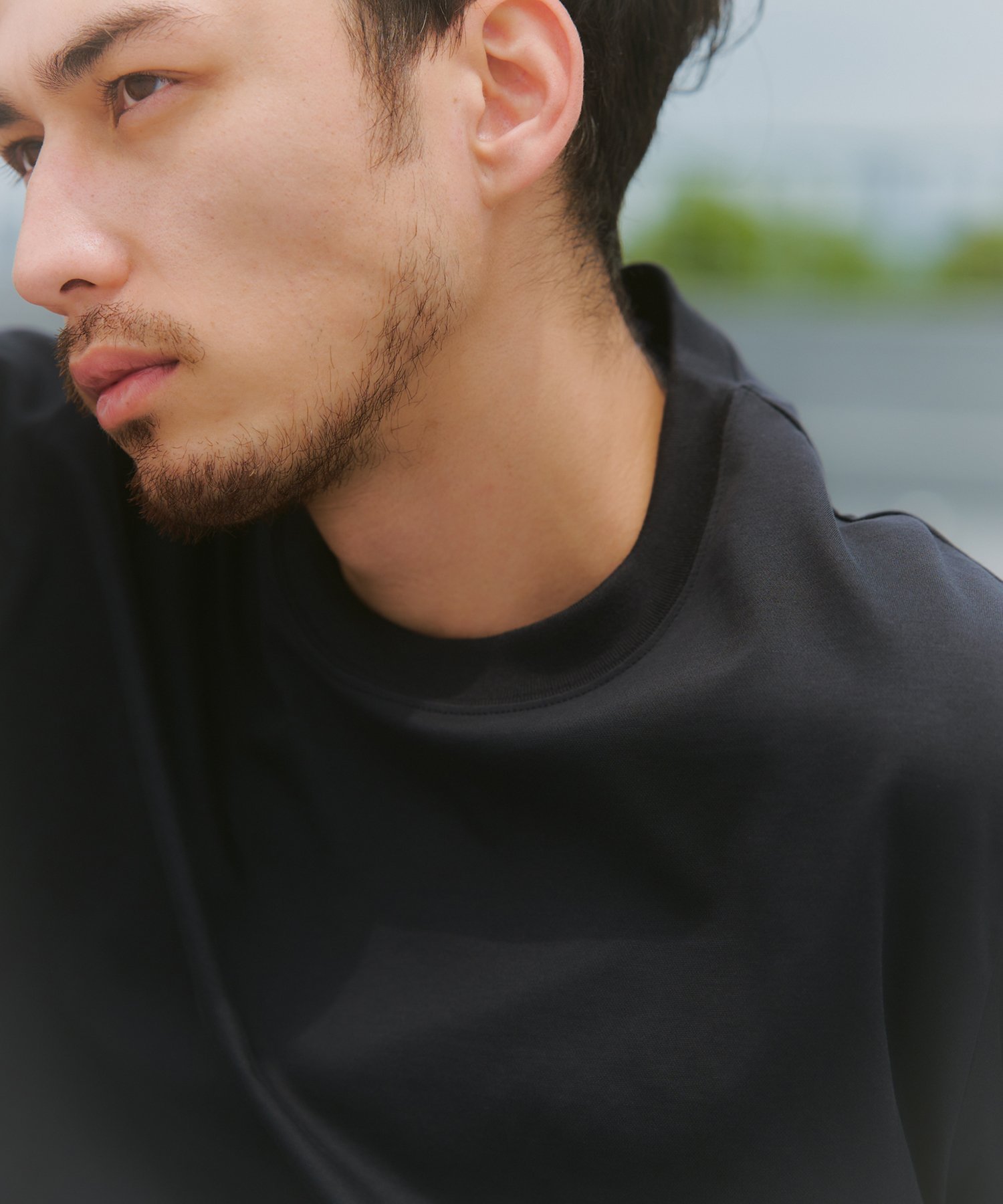 NewAnce NewAnce/Crew Neck Tee / クルーネックTee セットアップセブン トップス カットソー・Tシャツ ネイビー ホワイト ブラック