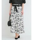 Re-J&SUPURE リボンベルト花柄マーメイドスカート リジェイアンドスプル スカート その他のスカート ベージュ【送料無料】(4)